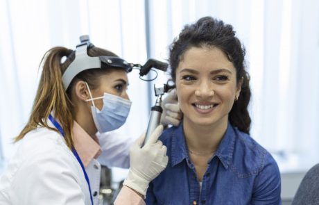 checking ears from machine