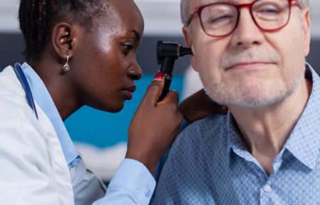 patient checked by doctor